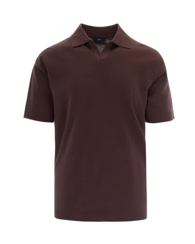 Herno Polo Derby Moro In Brown