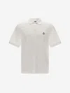 Herno Polo Logo Pique In White