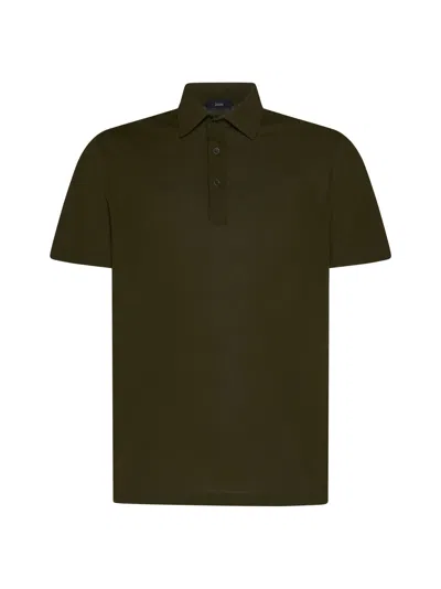 Herno Polo Shirt In Green