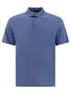 Herno Polo Shirts With Collared Short Sleeves In Blue