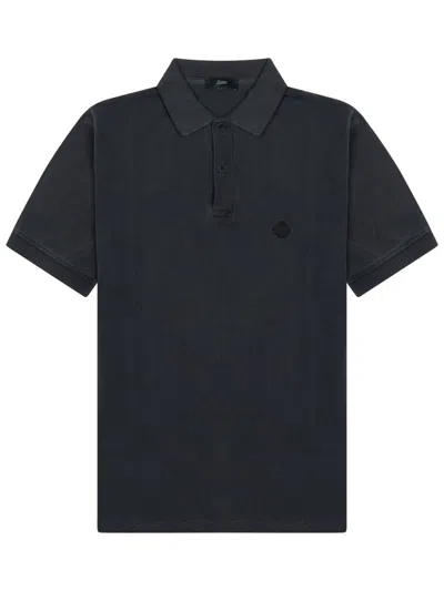 Herno Polo With Logo In Black