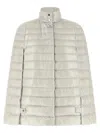Herno Ultralight Quilted Down Cape Down Jacket In White