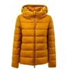 Herno Polyamide Jackets & Women's Coat In Yellow