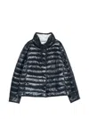 Herno Polyamide Polyester Down Parka In Blue