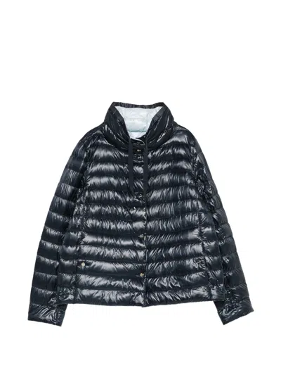 Herno Polyamide Polyester Down Parka In Blue