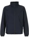 Herno Blue Nylon Jacket In Blue