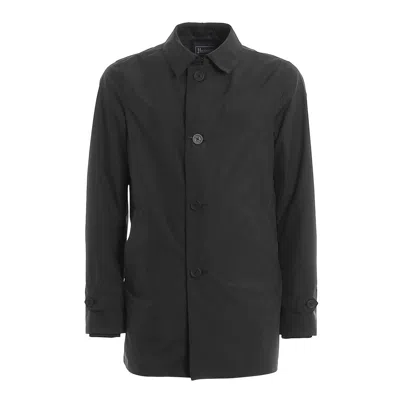 Herno Black Polyester Jacket