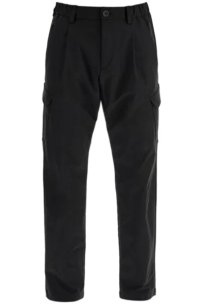 Herno Polyester Pants With Patch Pockets In Black