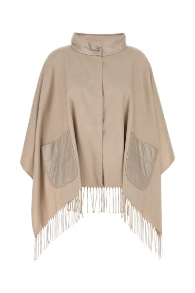 Herno Poncho Mantella-m Nd  Female In Neutral