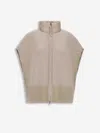 Herno Poncho Resort Knit In Multi