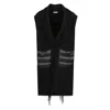 Herno Poncho-style Gilet With Ultrawlight Design Features In Black