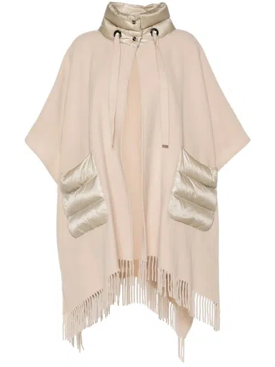 Herno Poncho Warmy In Pink
