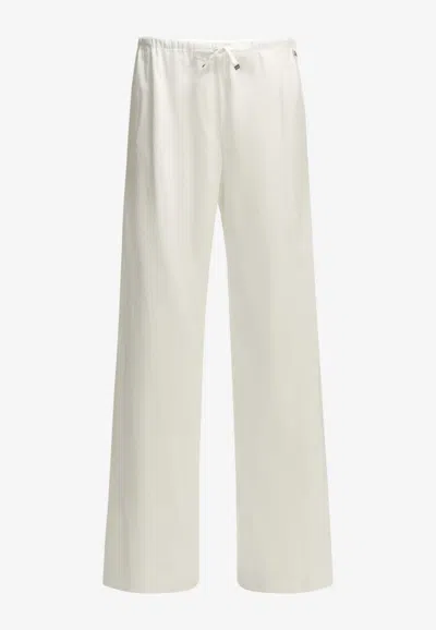 Herno Poplin Casual Pants In Neutral