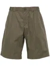 Herno Poplin Chino Shorts In 绿色