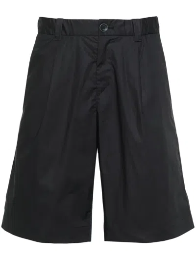 Herno Poplin Chino Shorts In Blue