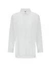 Herno Stylish Short Sleeve Button-up Shirt In White
