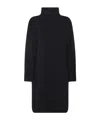 Herno Press-stud Single-breasted Coat In Black