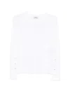 Herno Press-stud Raglan-sleeve Sweater In White