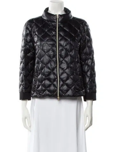 Pre-owned Herno Printed Down Jacket In Black