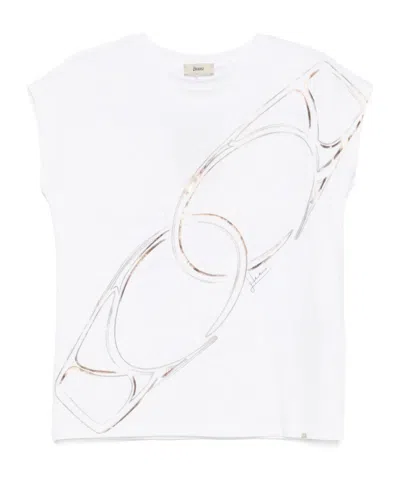 HERNO PRINTED GRAPHIC T-SHIRT