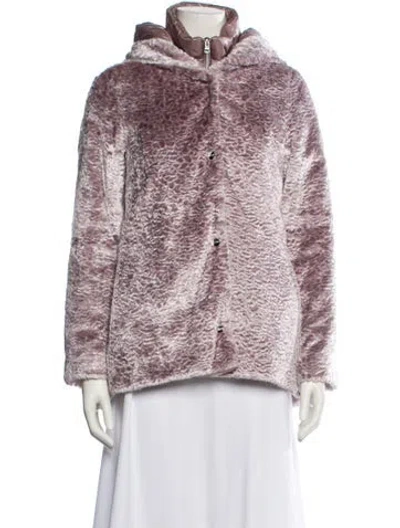 Pre-owned Herno Printed Jacket In Pink