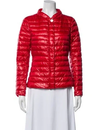 Pre-owned Herno Printed Jacket W/ Tags In Red