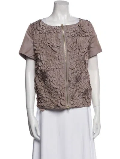 Pre-owned Herno Printed Vest W/ Tags In Neutral