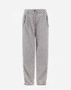 Herno Printex H Trousers In White/blue
