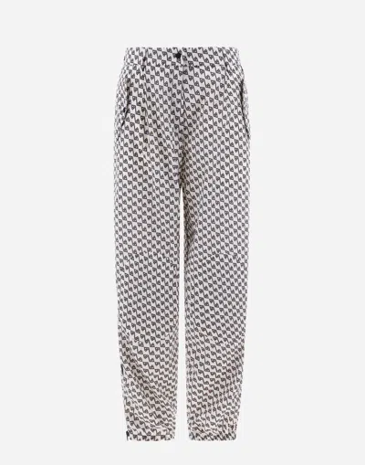 Herno Printex H Trousers In White/blue