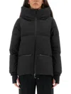 Herno Hooded Quilted Shell Jacket In Black