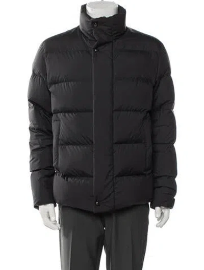 Pre-owned Herno Puffer Coat In Black