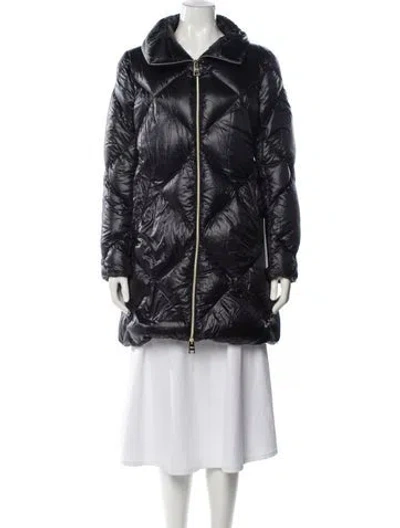 Pre-owned Herno Puffer Coat In Black