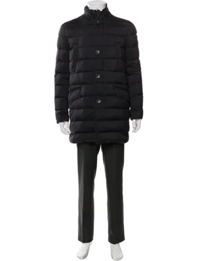 Pre-owned Herno Puffer Coat In Black