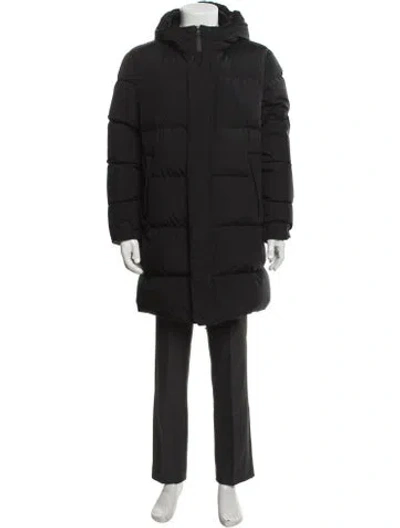 Pre-owned Herno Puffer Coat In Black