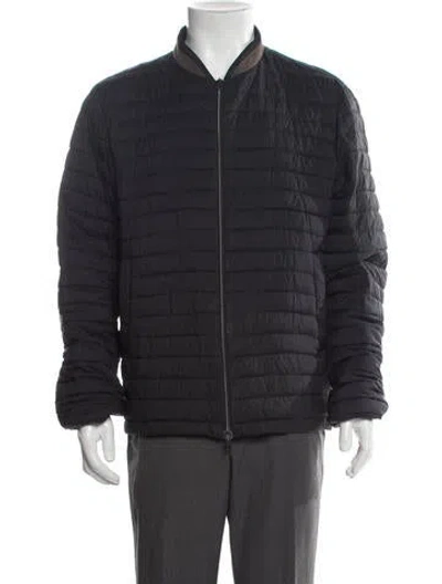 Pre-owned Herno Puffer Coat In Blue