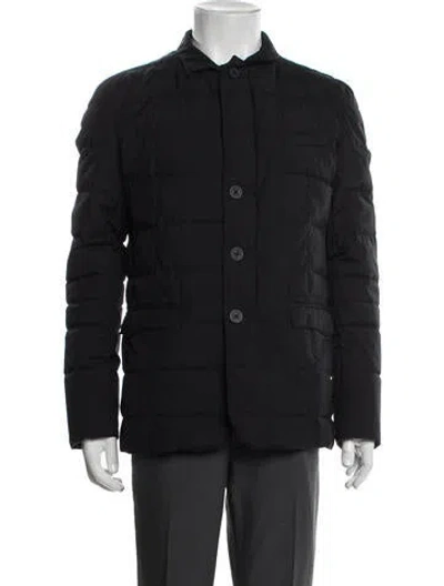 Pre-owned Herno Puffer Coat In Blue