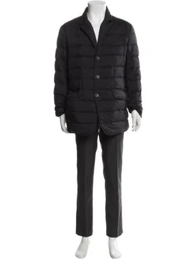 Pre-owned Herno Puffer Coat In Gray