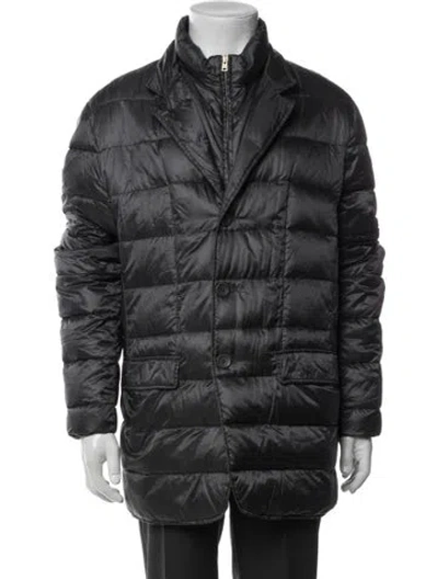 Pre-owned Herno Puffer Coat In Gray