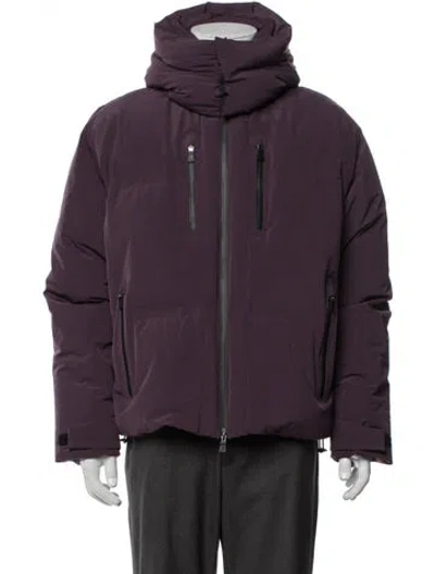 Pre-owned Herno Puffer Coat In Purple