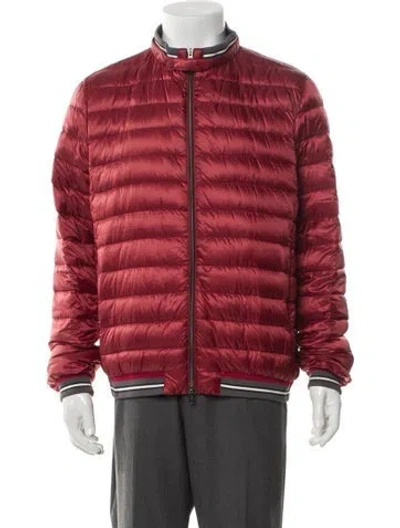 Pre-owned Herno Puffer Coat In Red