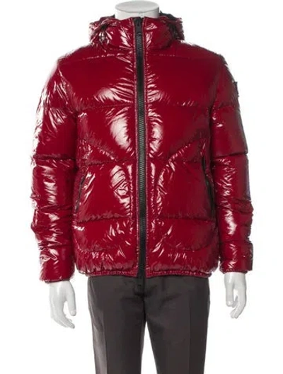 Pre-owned Herno Puffer Coat In Red