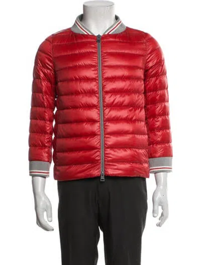 Pre-owned Herno Puffer Coat In Red