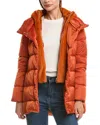 Herno Puffer Down Coat In Orange