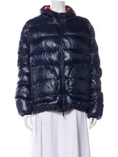Pre-owned Herno Puffer Jacket In Blue