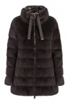Herno Puffer Jacket In Brown