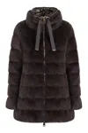 Herno Puffer Jacket In Brown