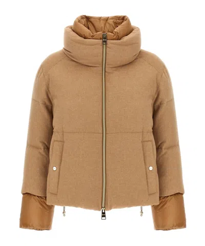 HERNO HERNO LAYERED ZIP-UP QUILTED JACKET