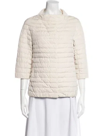 Pre-owned Herno Puffer Jacket In Neutral