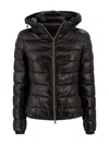 Herno Lightweight Water-repellent Hooded Puffer Jacket In Brown
