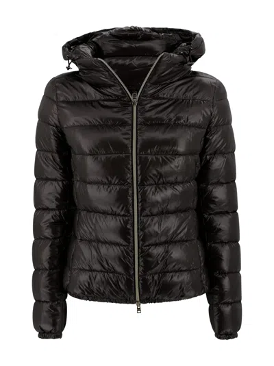 HERNO PUFFER JACKET WITH HOOD